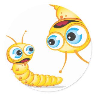 Chomp the Grub :: Classic Round Sticker