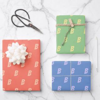 Choose Your Initial Assorted Colors  Sheets