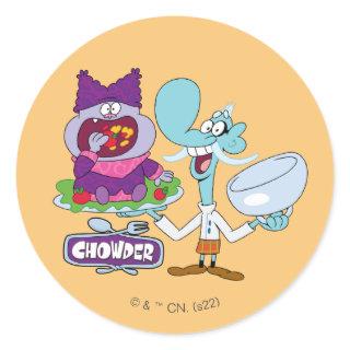 Chowder and Mung Daal Classic Round Sticker