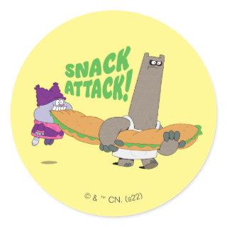 Chowder and Shnitzel Classic Round Sticker