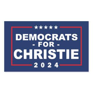 Chris Christie 2024 Rectangular Sticker