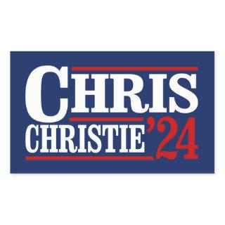 Chris Christie Vintage Campaign Rectangular Sticker
