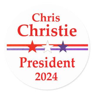 Chris Christy 2024 Classic Round Sticker