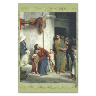 Christ and the Children, Decoupage Tissue Paper