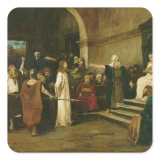 Christ Before Pilate, 1880 Square Sticker