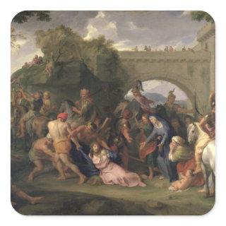 Christ Carrying the Cross, 1688 Square Sticker