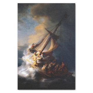 Christ in the Storm on the Sea of Galilee, 1633 Tissue Paper