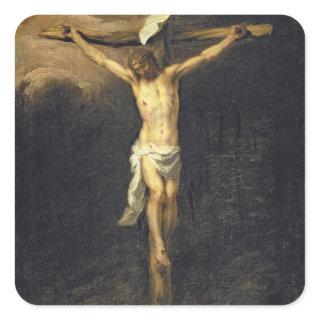 Christ on the Cross, 1672 Square Sticker