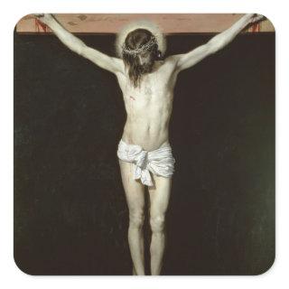 Christ on the Cross, c.1630 Square Sticker
