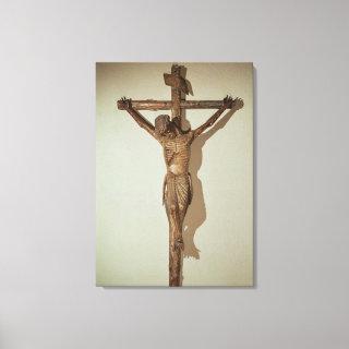 Christ on the Cross, called "Le Devot Christ" Canvas Print