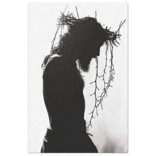 Christ with Crown of Thorns Decoupage Tissue Paper