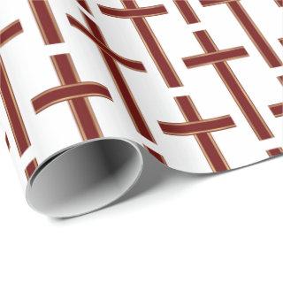 Christian cross pattern