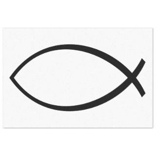 Christian Fish (Ichthys) Symbol Tissue Paper