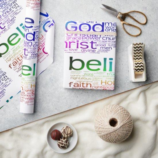Christian word cloud