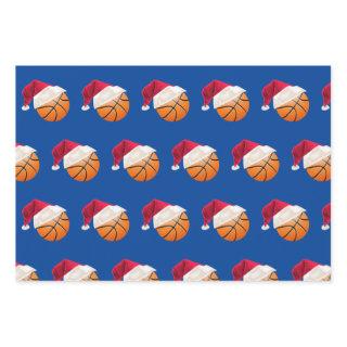 Christmas Basketball Sports Santa Holiday  Sheets