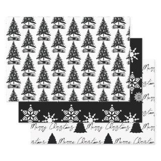Christmas Black & White Pattern  Sheets