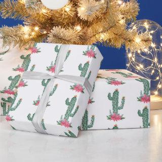 Christmas Cactus Western Pattern