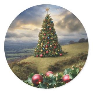 Christmas Collection Classic Round Sticker