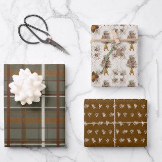 Christmas Collection | Green Plaid, Floral, Cedar  Sheets