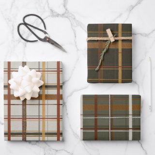 Christmas Collection | Plaids Green, Cream, Tan  Sheets