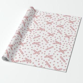 Christmas Crackers Red Toile
