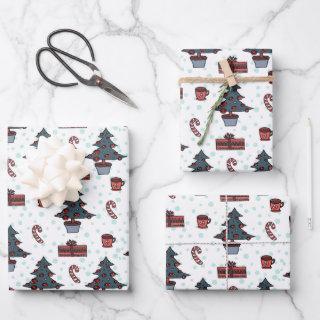 Christmas cute scandi pattern  sheets