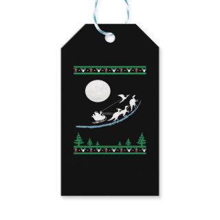 Christmas Dinosaur Sleigh Ride Shirt Xmas T-Rex Ch Gift Tags