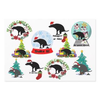 Christmas Dog Poop Humor  Sheets