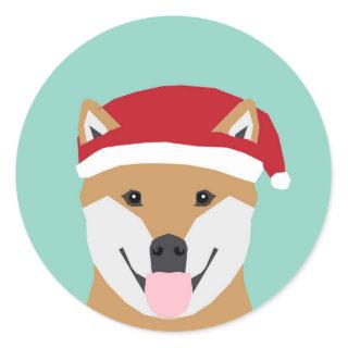 Christmas Doge Sticker - Shiba Inu Christmas