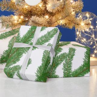 Christmas fir tree branches