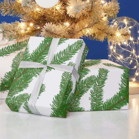 Christmas fir tree branches