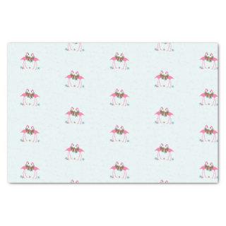 Christmas Flamingos Starfish Tissue Paper