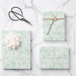 Christmas forest green saturated texture speckle  sheets