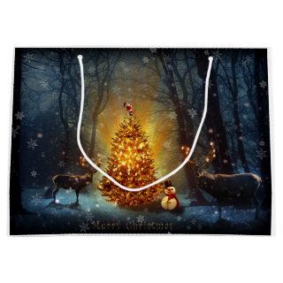 Christmas Forest                                 . Large Gift Bag
