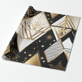christmas geometric shapes