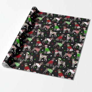 Christmas German Shorthaired Pointer