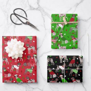 Christmas German Shorthaired Pointer  Sheets