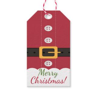 Christmas Gift Tags | Santa Claus Suit