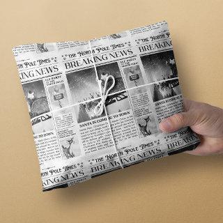 Christmas Gift Wrap Newspaper Wrap Modern