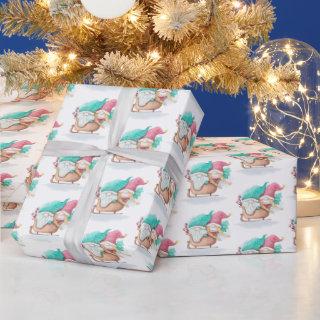 Christmas Gnomes In Sled