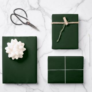 Christmas green deep rich dark saturated   sheets