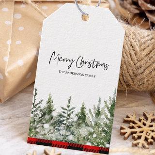 Christmas Green Tree | Merry Christmas Gift Tags