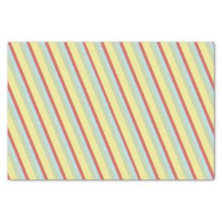 Christmas Holiday Colorful Striped Festive Cute Tissue Paper