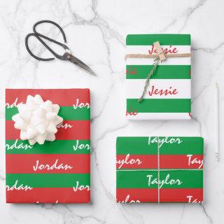 Christmas Holiday Set Custom Names