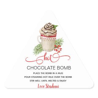 Christmas Hot Chocolate Bomb Stickers