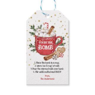 Christmas Hot Cocoa Bomb Tag Chocolate Bomb Tag