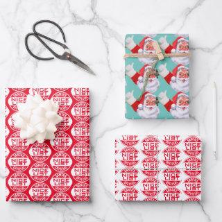 Christmas Humor | Santa's Official Nice List Funny  Sheets