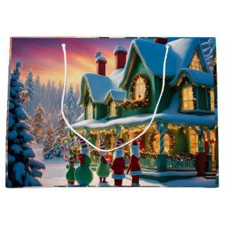 Christmas in Whoville-Inspired  Large Gift Bag