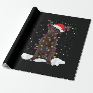 Christmas Labrador Retriever Dog Chocolate Lab