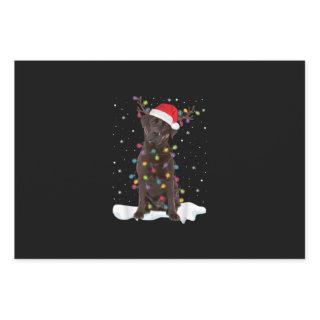 Christmas Labrador Retriever Dog Chocolate Lab  Sheets
